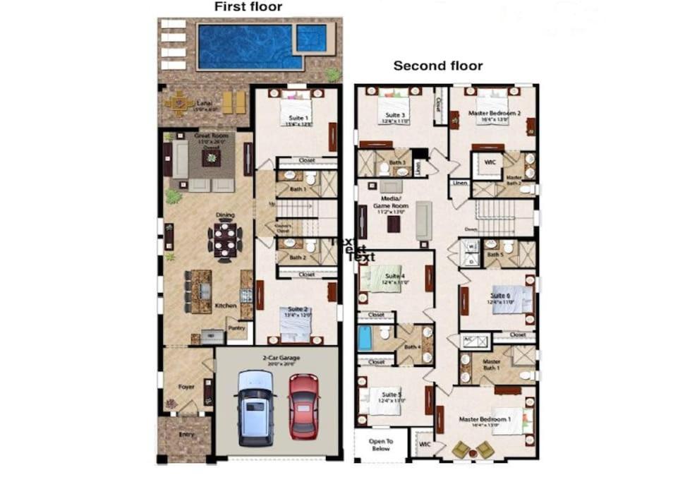 אורלנדו 491-Luxury Villa W Pool &Spa מראה חיצוני תמונה